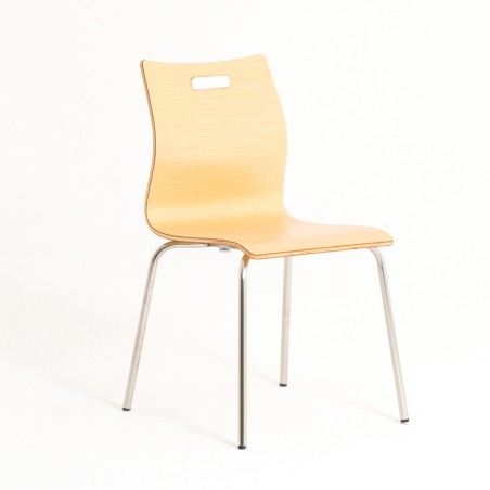 Silla confidente de madera 4 patas IRIS