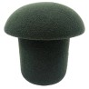 Puf tapizado en bouclé 45 cm TOAD verde