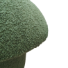 Puf tejido bouclé Alt.40 cm TOAD verde zoom al tapizado