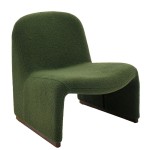 Sillón para sala de espera MARA verde vista diagonal