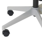 Zoom a la rama de 5 ruedas del Sillón de oficina RINA gris