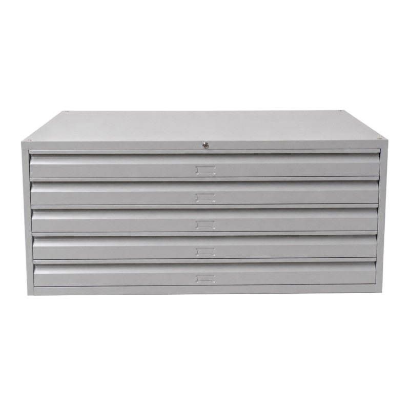 Archivador para planos DIN A0 - 5 cajones frontal