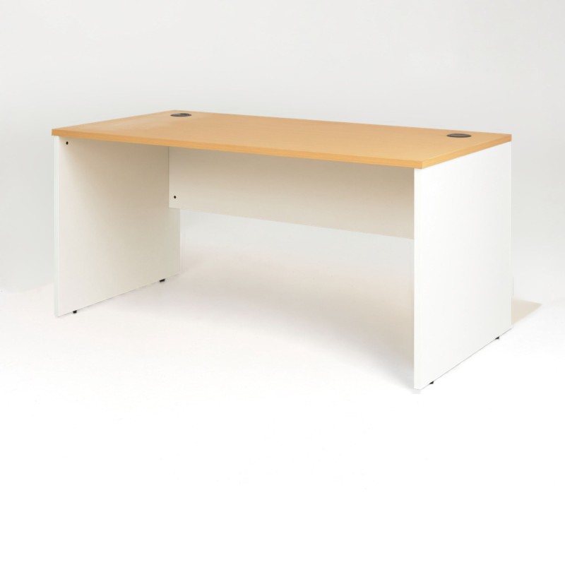 Mesa escritorio-recta-madera-blanca-haya