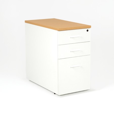 Cajonera de madera LUDY con 3 cajones para escritorio