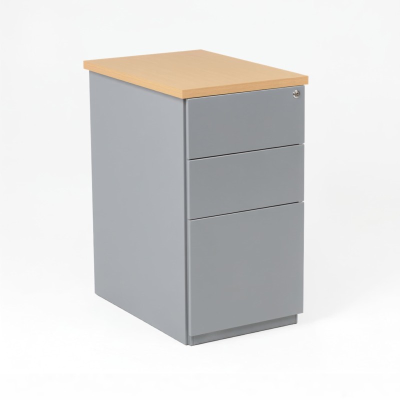 Cajonera para escritorio CUB de metal con 3 cajones