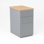 Cajonera para escritorio CUB de metal con 3 cajones